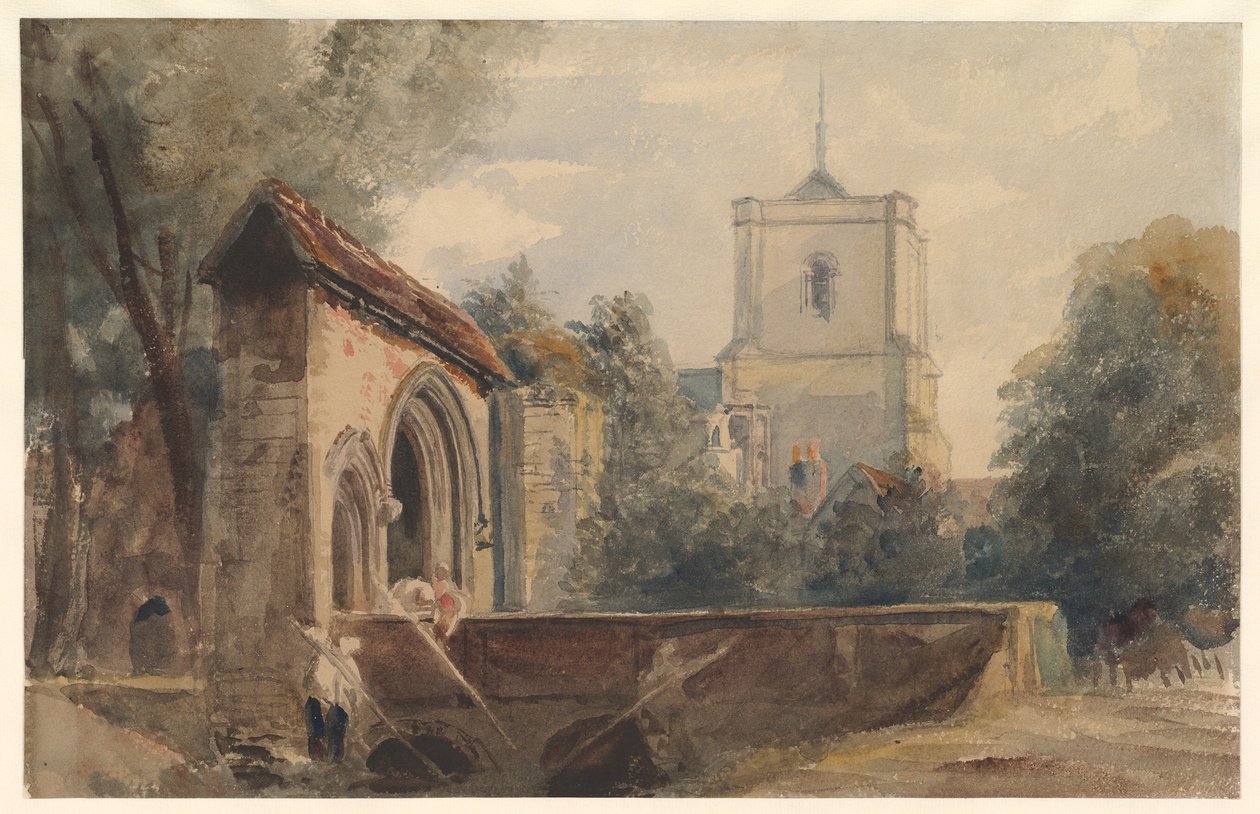 Abbazia di Waltham, Essex da Peter de Wint