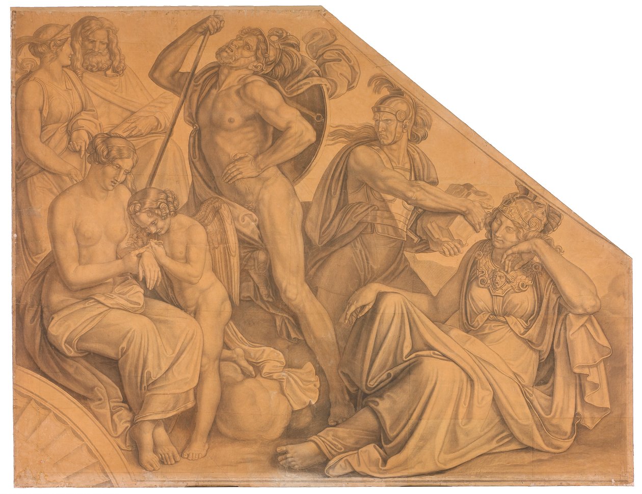 Der rasende Diomedes da Peter von Cornelius