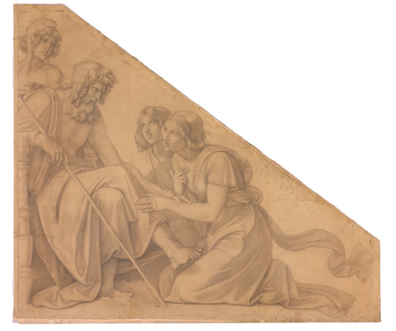 Eos und Tithonos vor Zeus da Peter von Cornelius