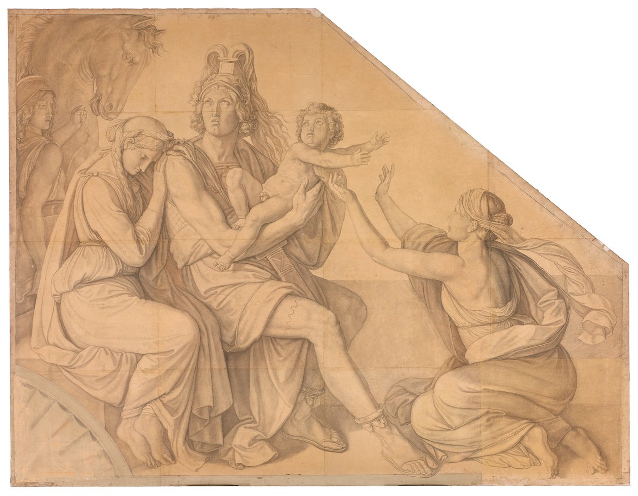 Hektors Abschied von Andromache da Peter von Cornelius