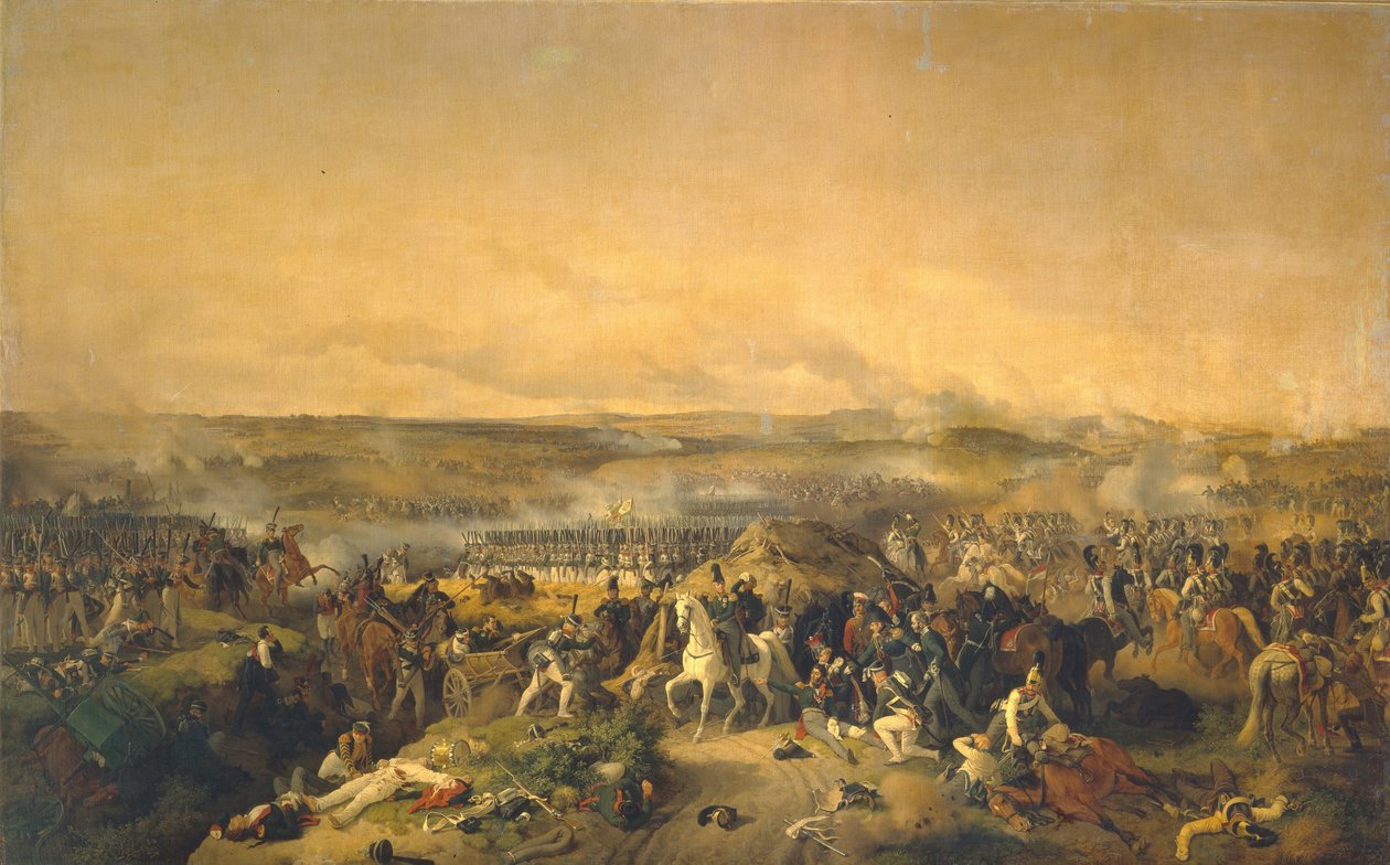 La battaglia di Borodino del 26 agosto 1812, 1843 da Peter von Hess