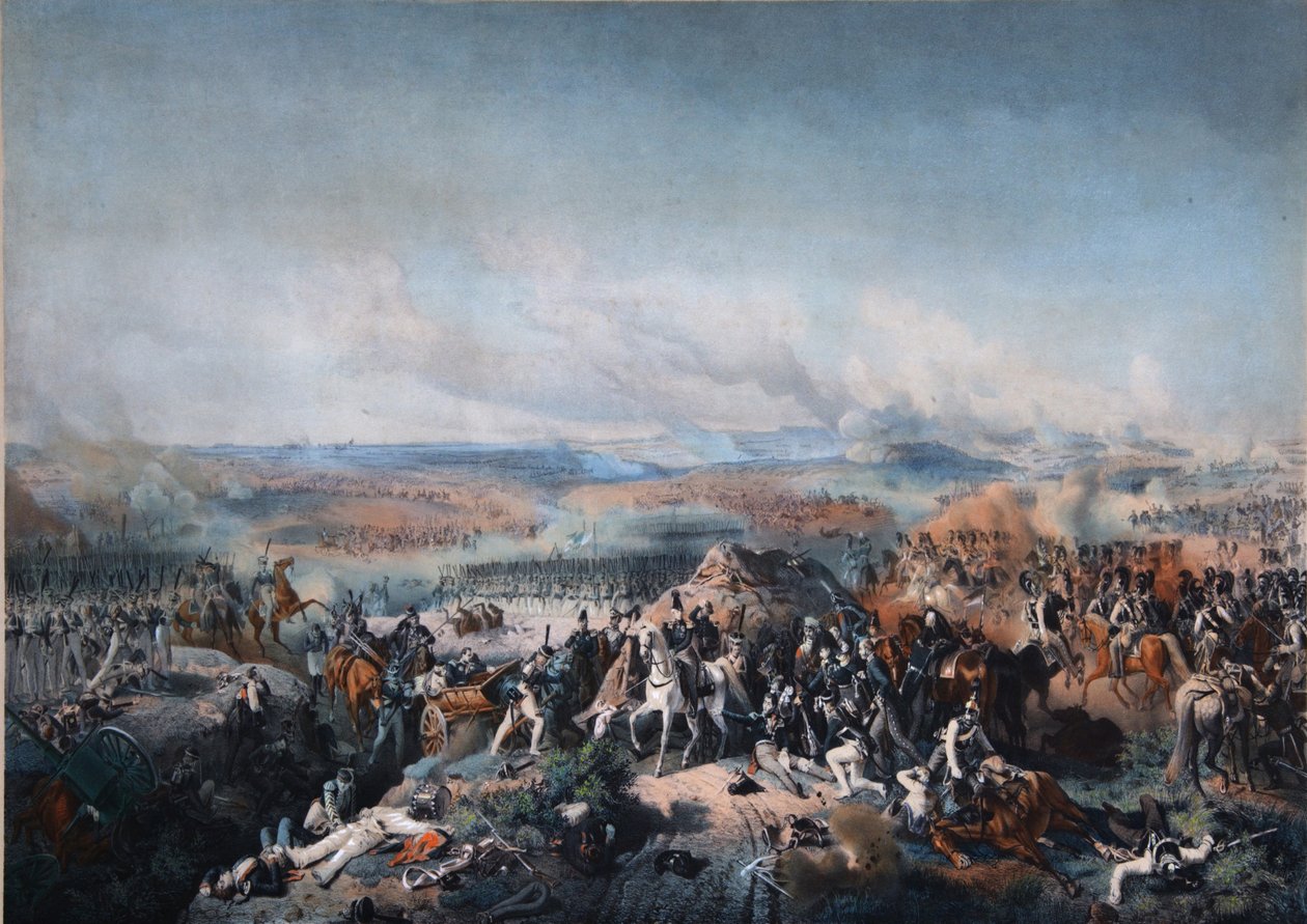 La battaglia di Borodino del 26 agosto 1812, primo quarto del XIX secolo da Peter von Hess