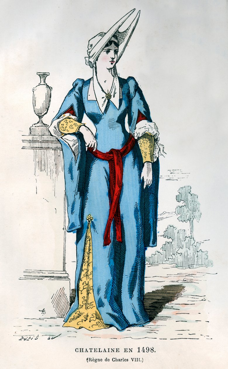 Signora del maniero del tempo di Carlo VIII di Francia, 1498 1882-1884 da Petit