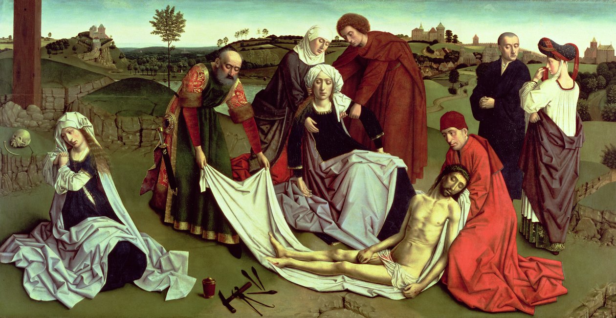 Compianto sul Cristo morto da Petrus Christus