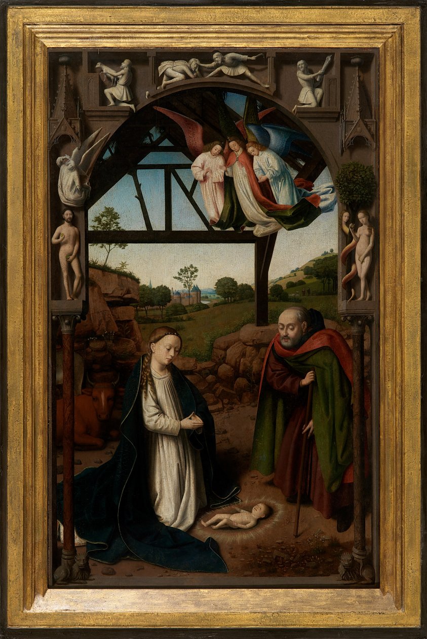 Adorazione del Bambino Gesù da Petrus Christus