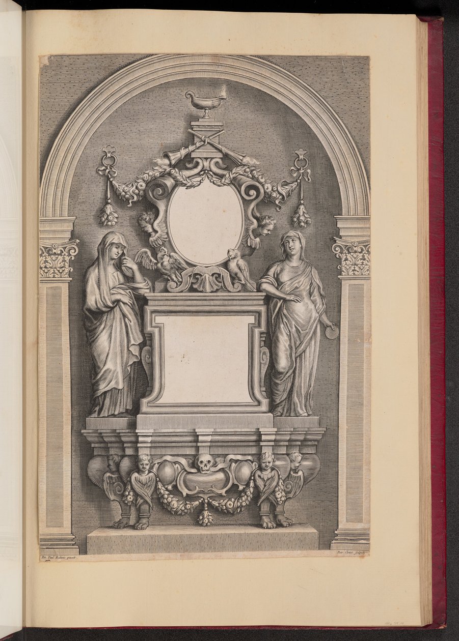 Epitaffio di Rubens da Petrus Clouet after Sir Peter Paul Rubens