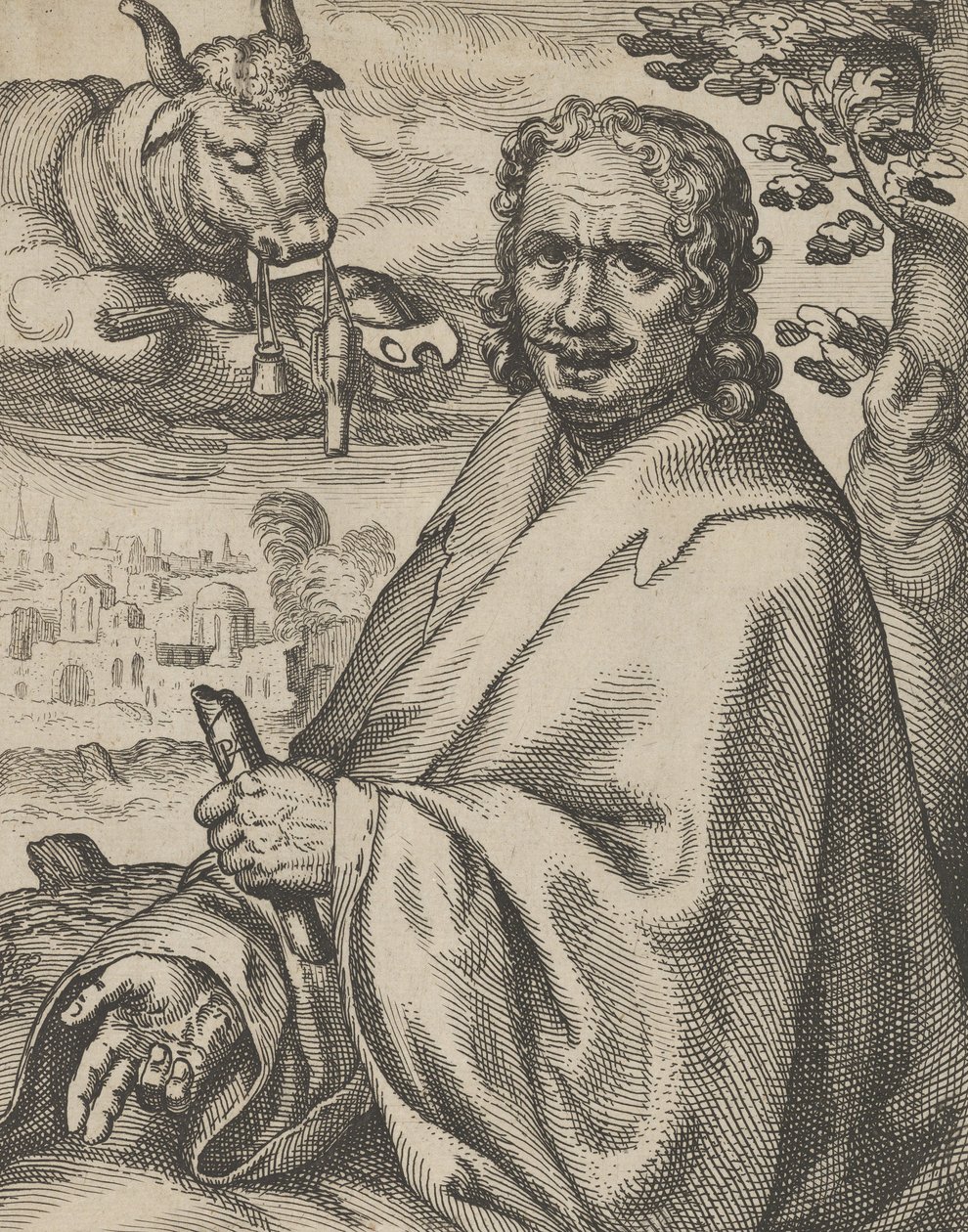 Luca, dai Quattro Evangelisti da Petrus Feddes