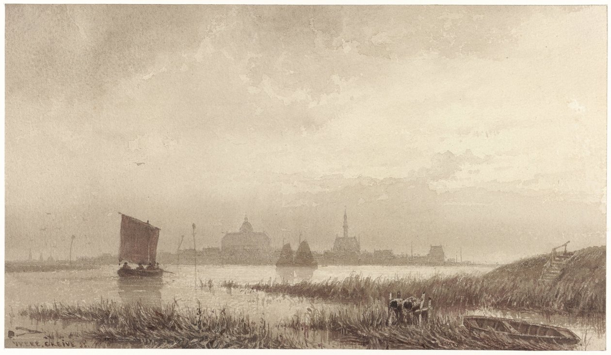 Veduta di Veere da Petrus Franciscus Greive