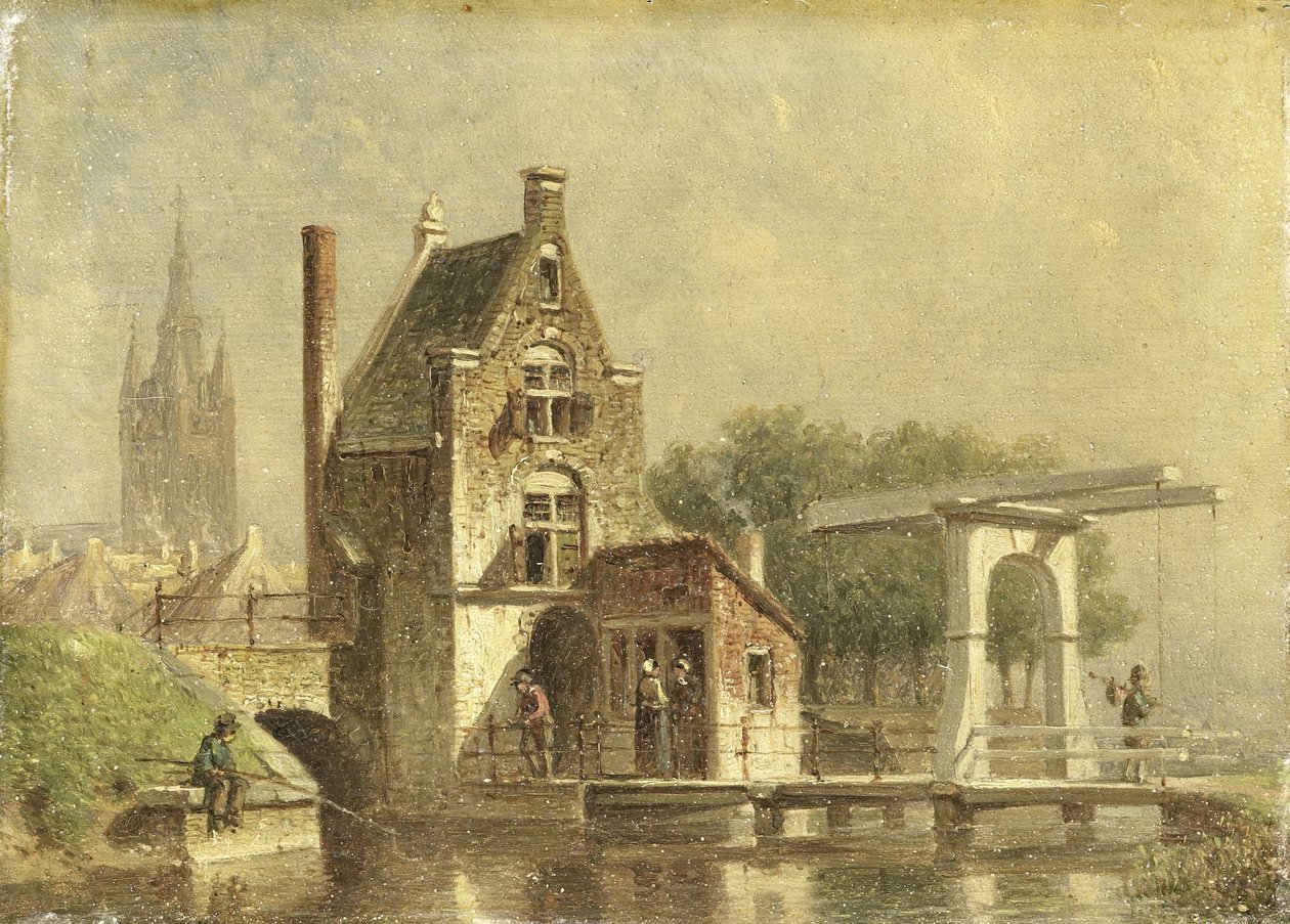 La Koepoort a Delft da Petrus Gerardus Vertin