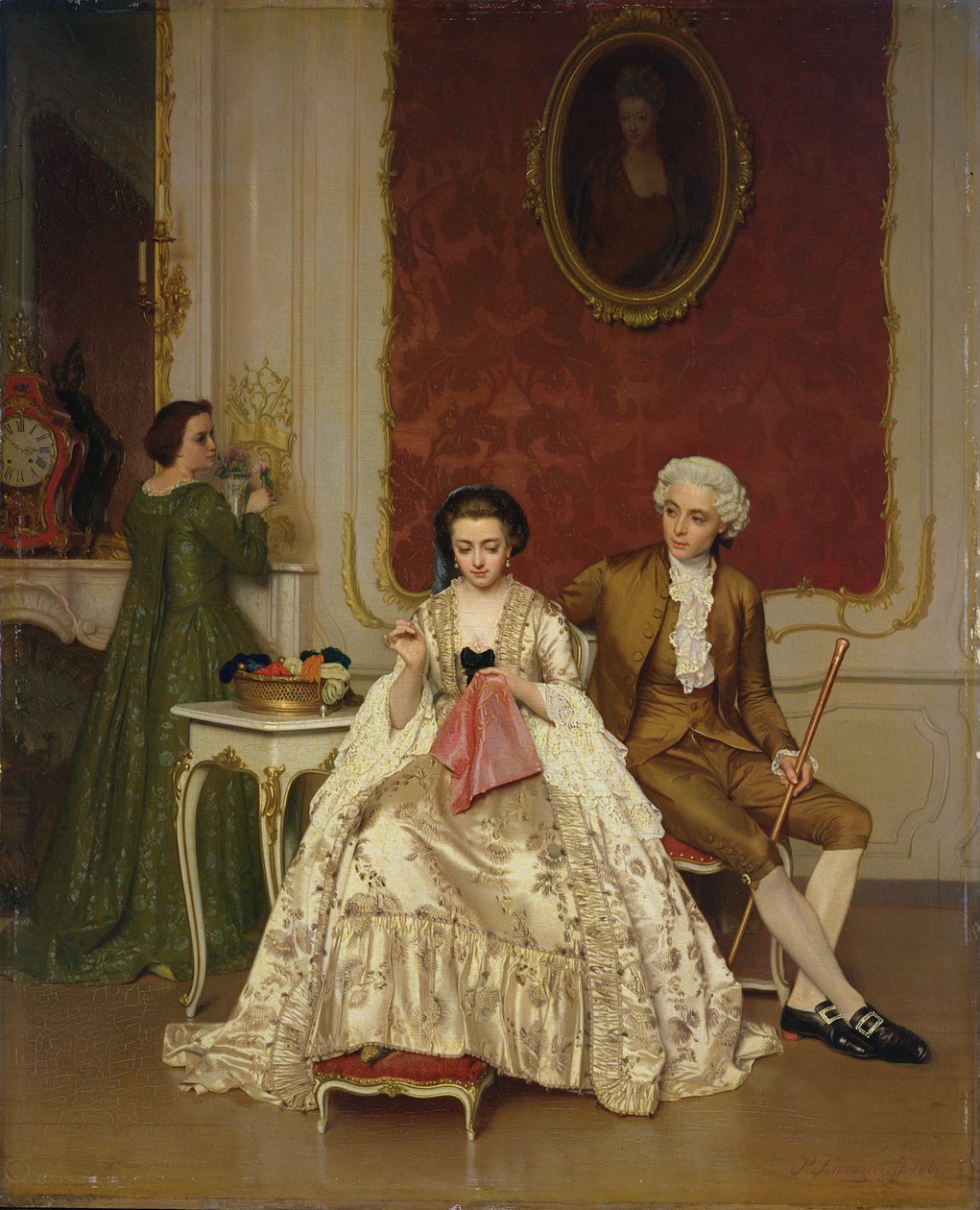 Gelosia, 1861 da Petrus Renier Hubertus Knarren