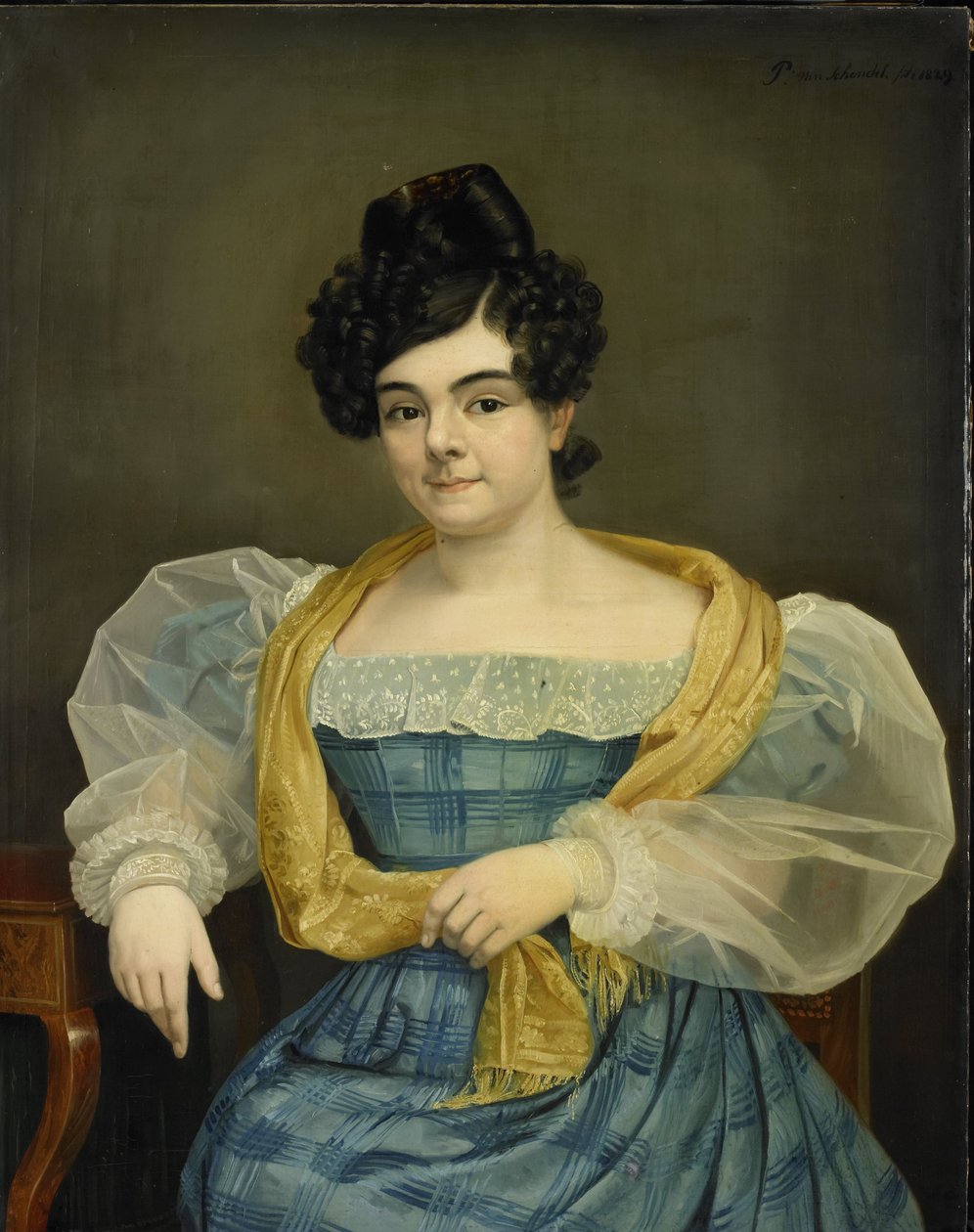Ritratto di Adriana Johanna van Wijck da Petrus van Schendel