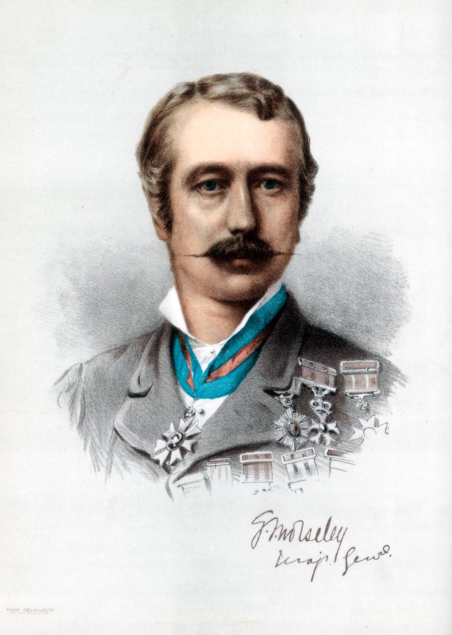 Garnet Joseph Wolseley, 1° Visconte Wolseley, soldato britannico nato in Irlanda da Petter and Galpin Cassell