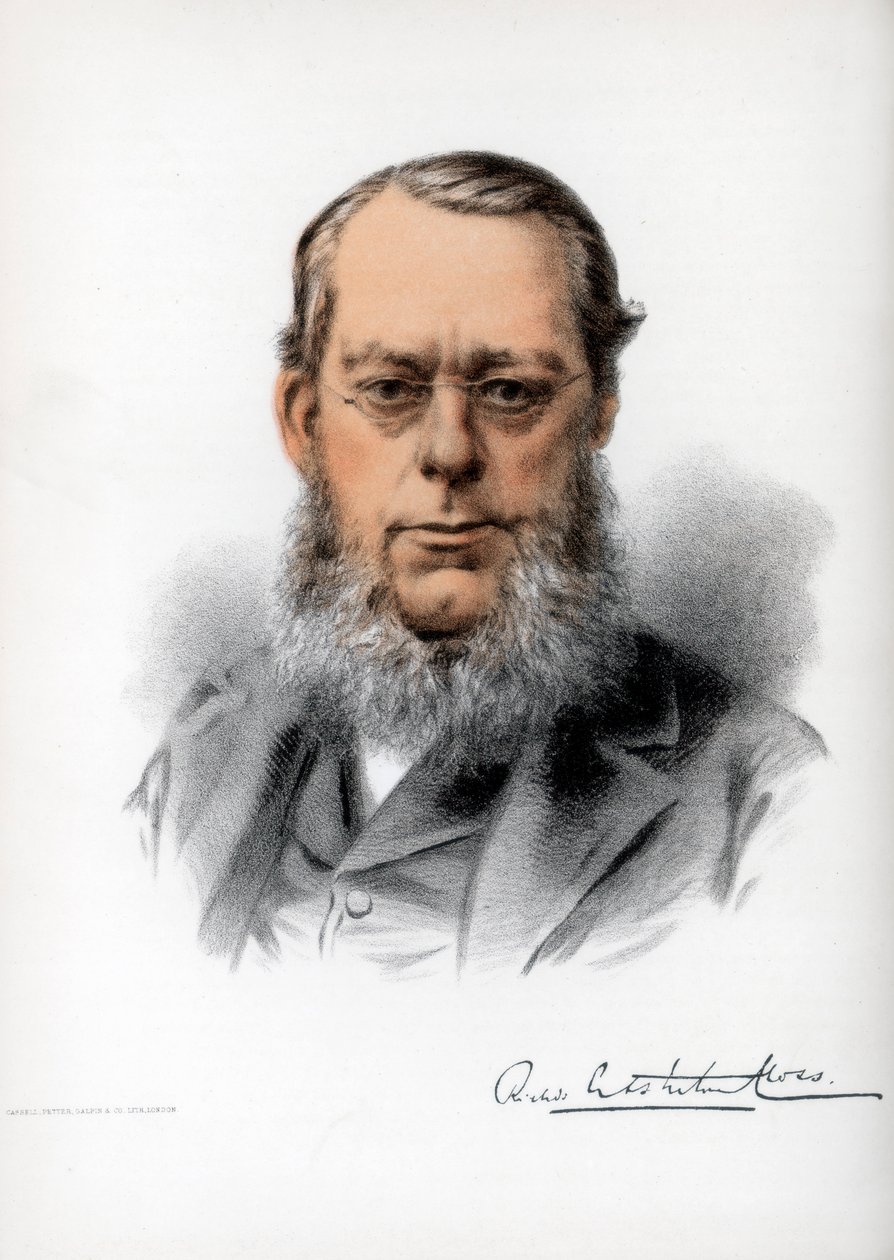 Richard Assheton Cross, 1° visconte Cross, statista britannico, c1890 da Petter and Galpin Cassell