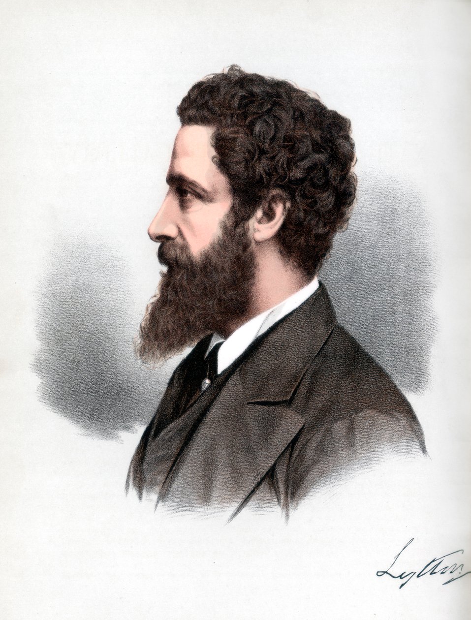 Robert Bulwer-Lytton, 1° conte di Lytton, poeta e statista inglese, c1890 da Petter and Galpin Cassell