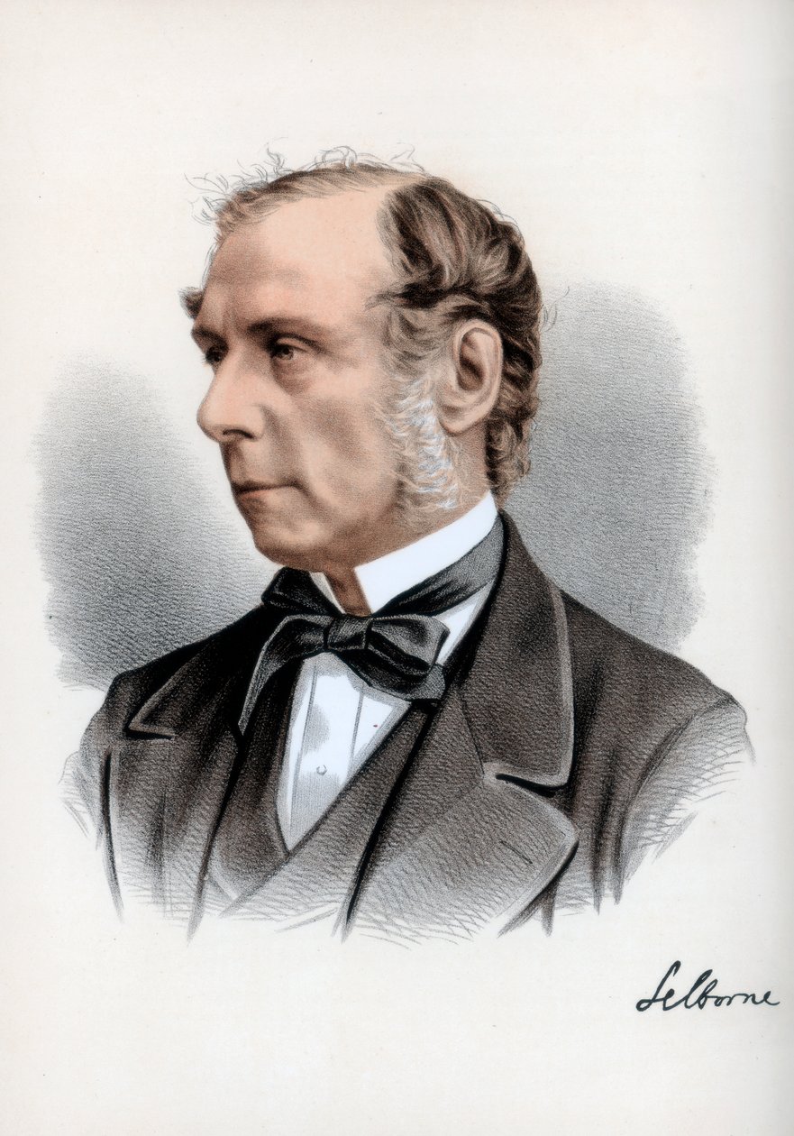 Roundell Palmer, 1° Conte di Selborne, avvocato britannico e politico liberale, c1890 da Petter and Galpin Cassell