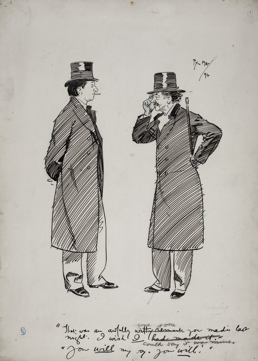 Oscar Wilde e Whistler da Phil May