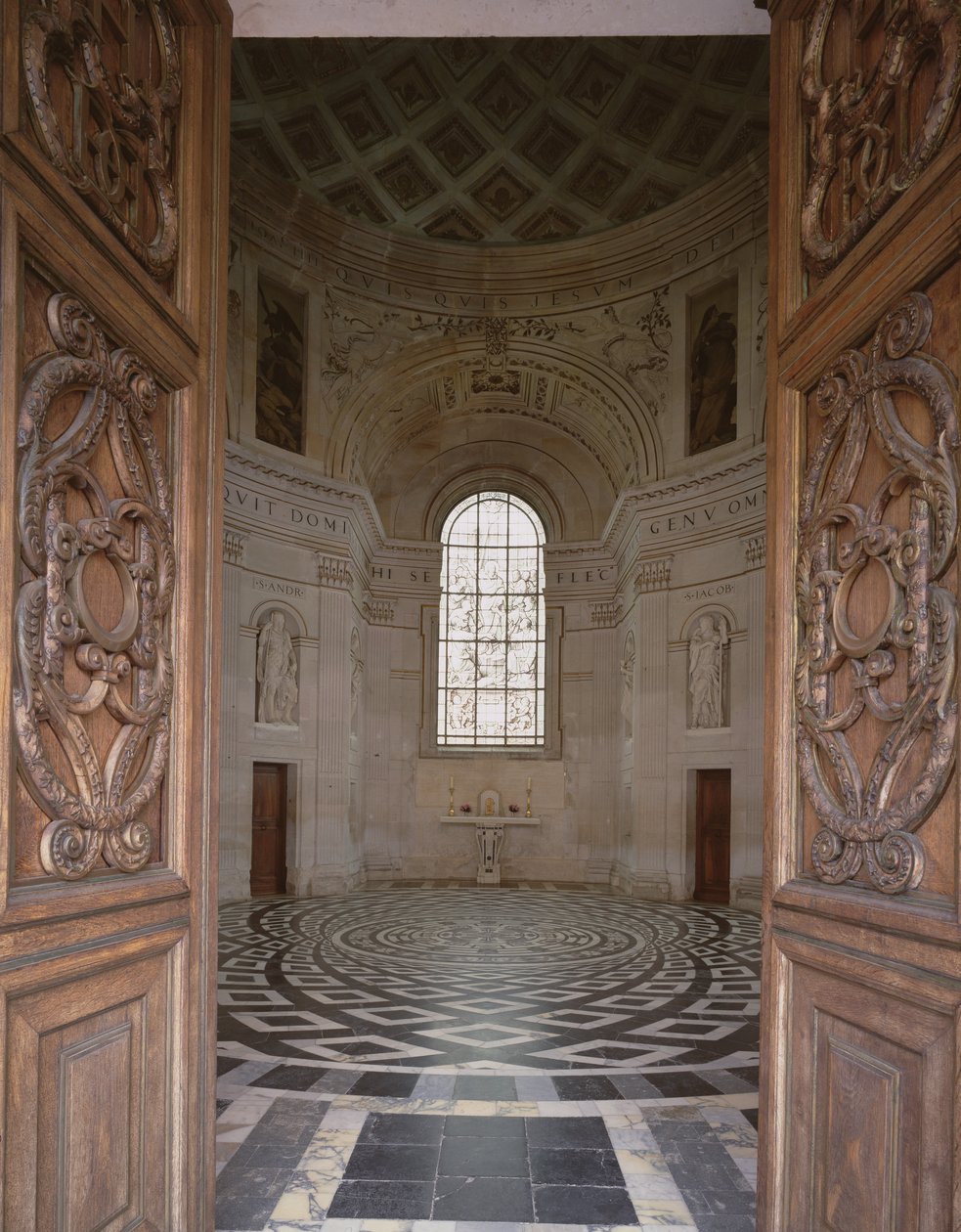 Vista interna della cappella, c.1522 da Philibert Delorme