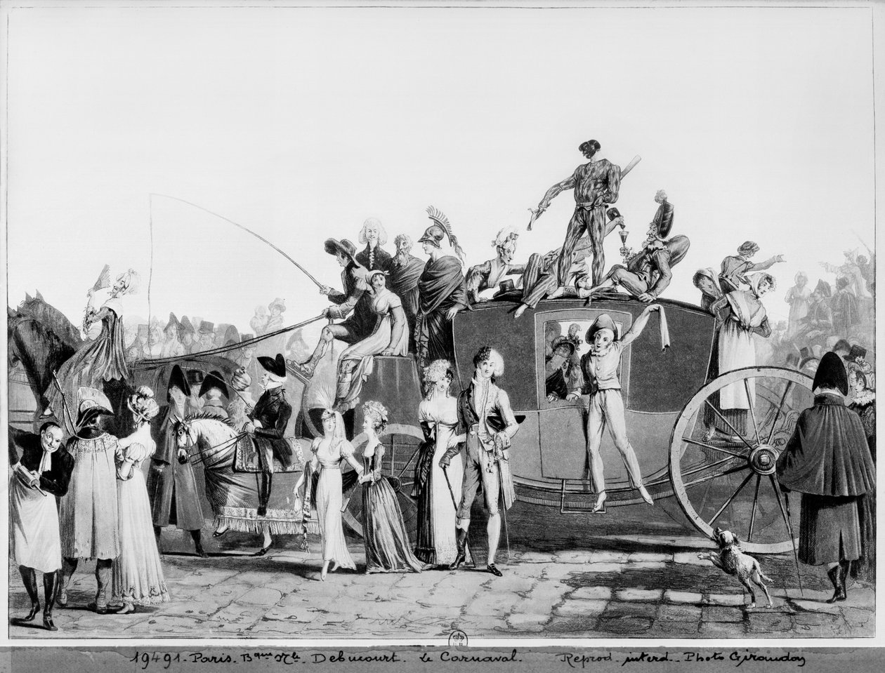 Carnevale, 1810 da Philibert Louis Debucourt