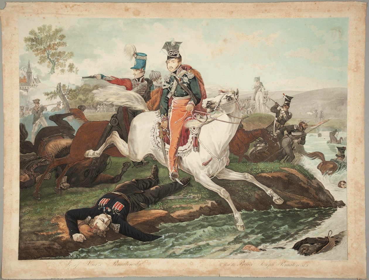 Il principe Józef Poniatowski muore attraversando l
