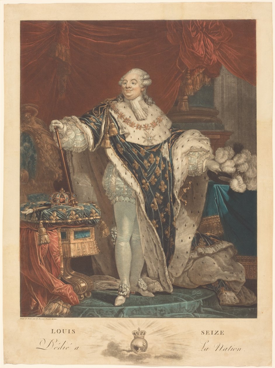 Luigi XVI da Philibert-Louis Debucourt