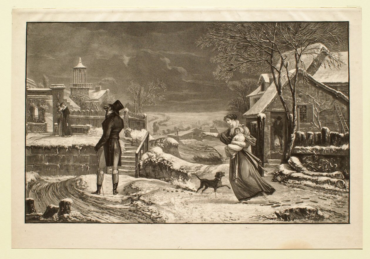 Inverno, ovvero Il marito da Philibert-Louis Debucourt