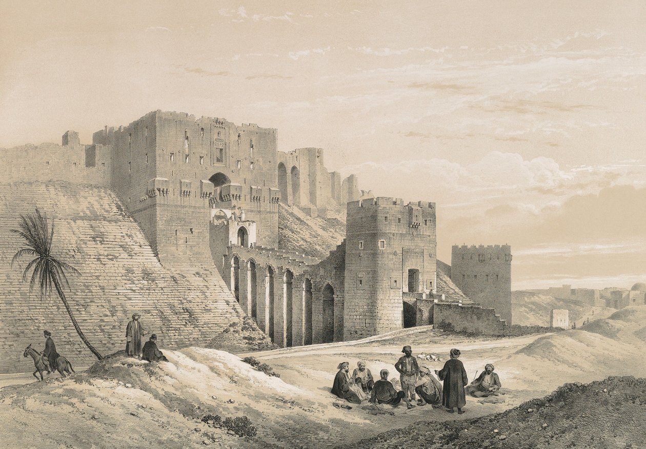 La Cittadella di Aleppo da Philibert Joseph Girault de Prangey