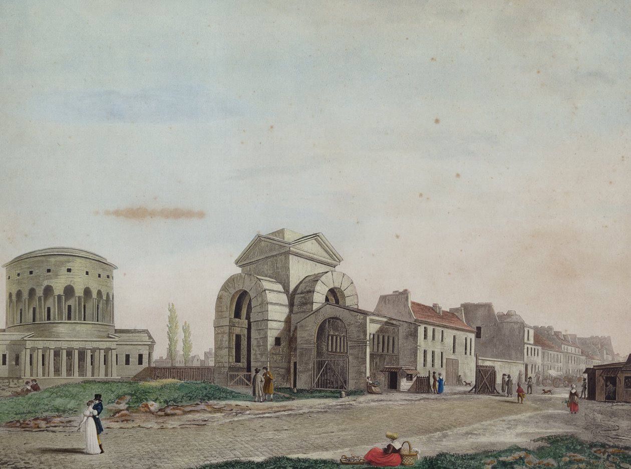 Barriere du Faubourg Saint-Martin, 1809 da Philibert Louis Debucourt