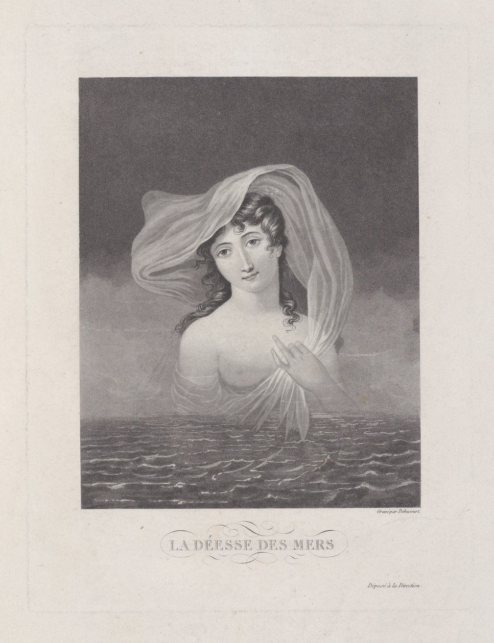 La Dea dei Mari da Philibert Louis Debucourt