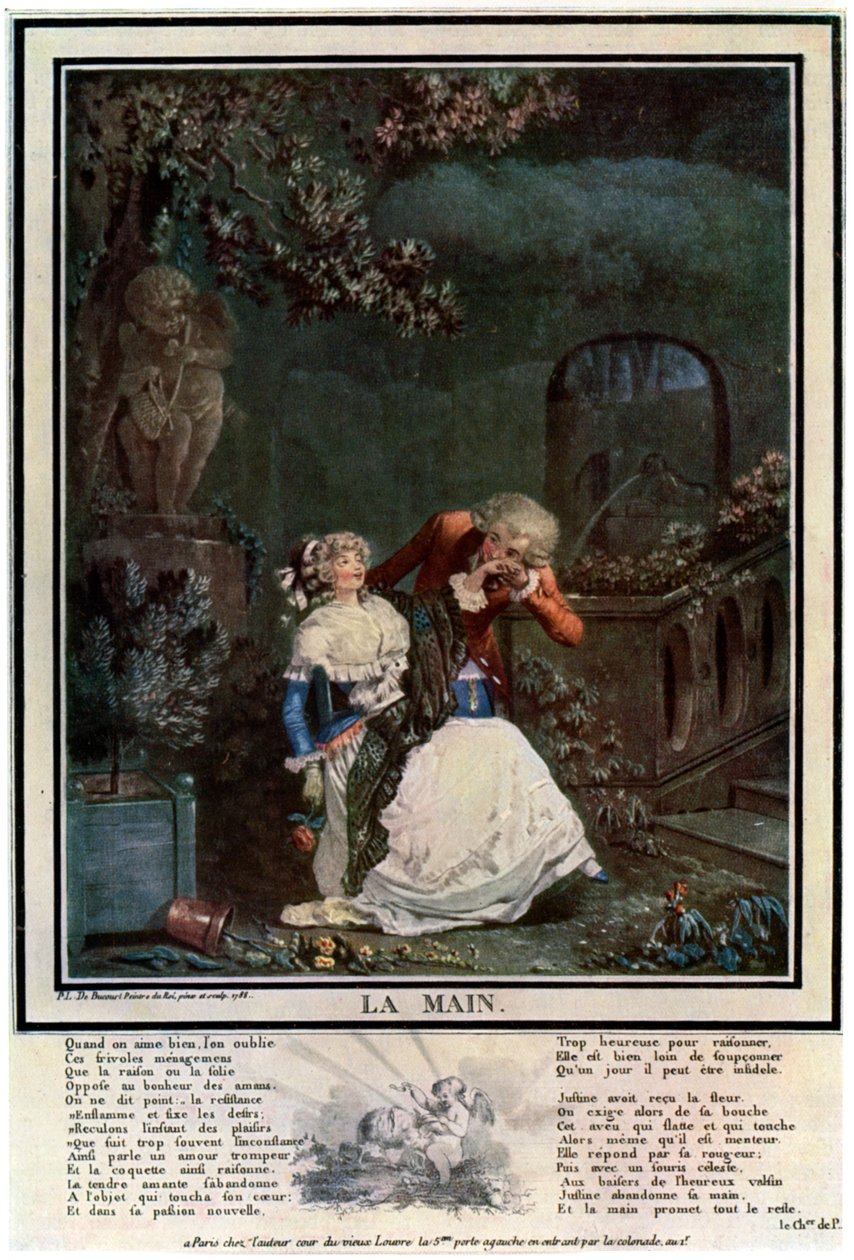 La Mano, 1788 1931 da Philibert Louis Debucourt