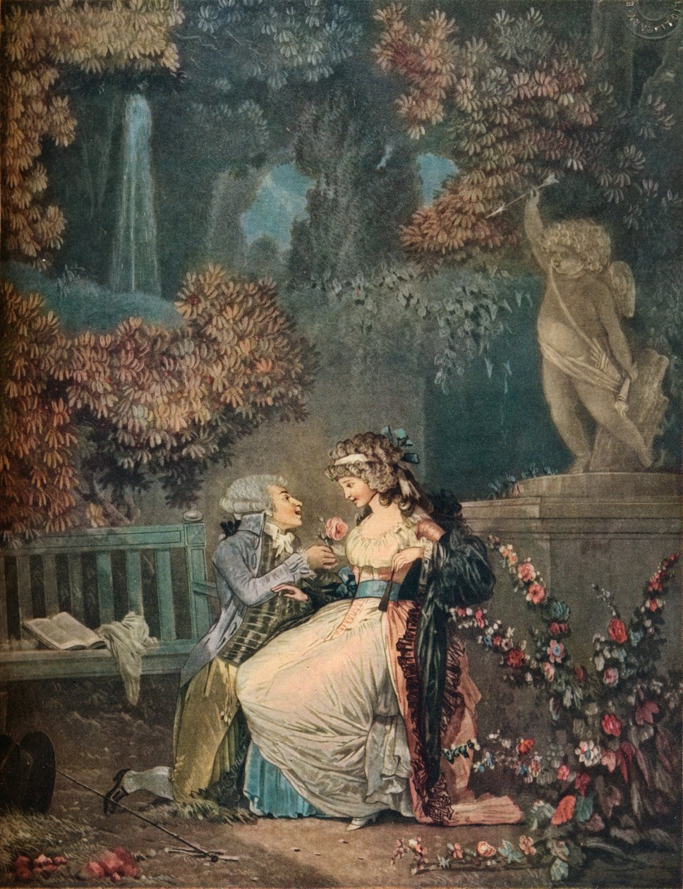 La Rosa, 1788, 1916 da Philibert Louis Debucourt