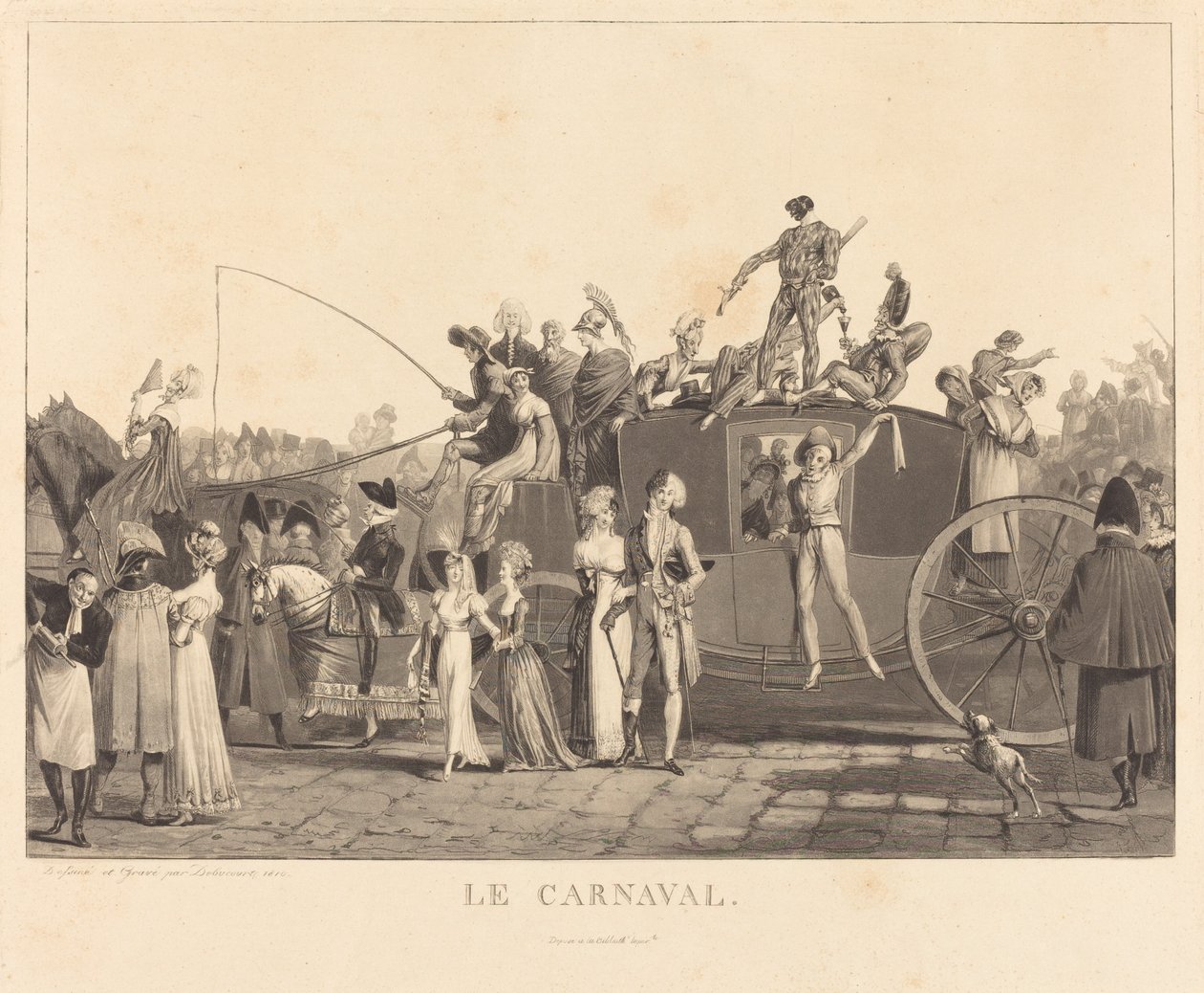 Il Carnevale da Philibert Louis Debucourt