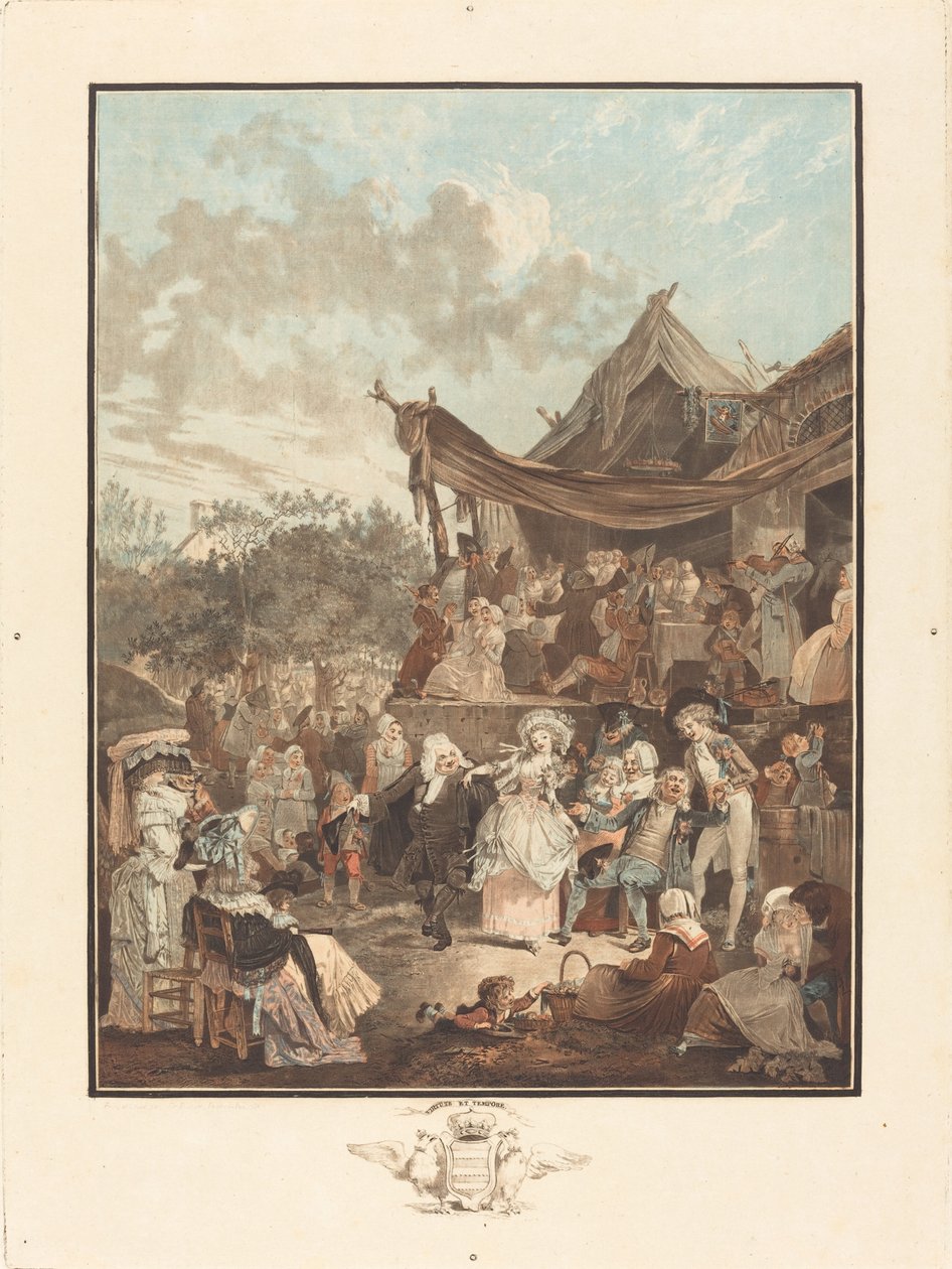 Il Minuetto della Sposa da Philibert Louis Debucourt