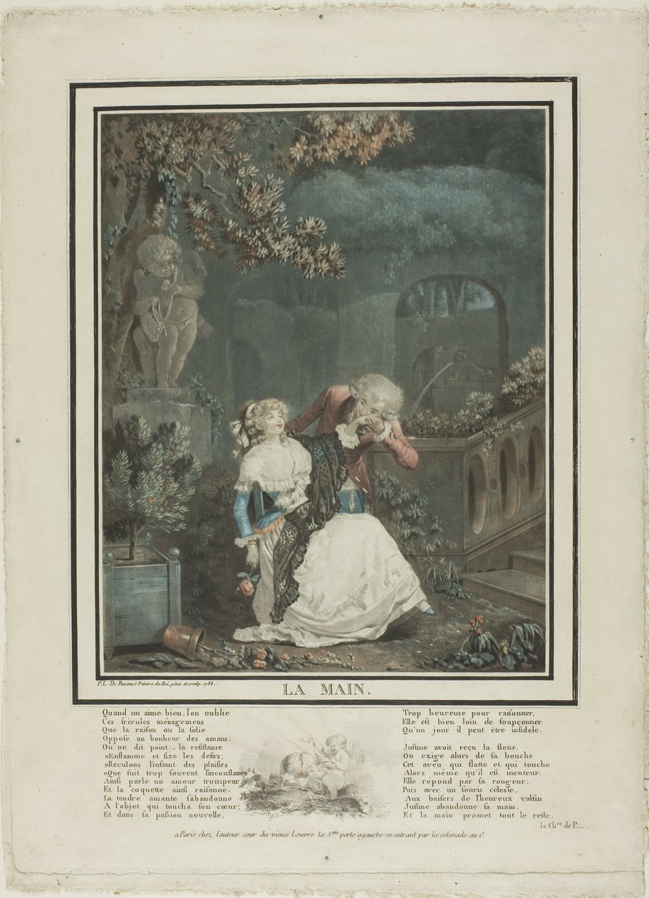 La mano da Philibert Louis Debucourt
