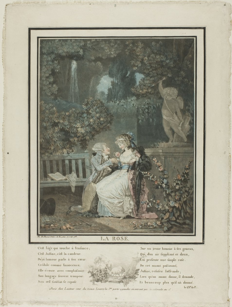 La Rosa da Philibert Louis Debucourt