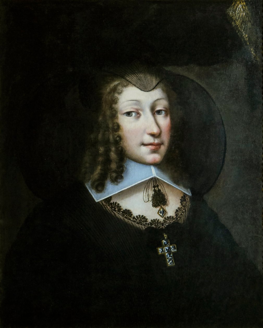 Cristina Maria di Francia 1606-1663, Duchessa di Savoia in abito vedovile, 1638-1640 da Philibert Torret