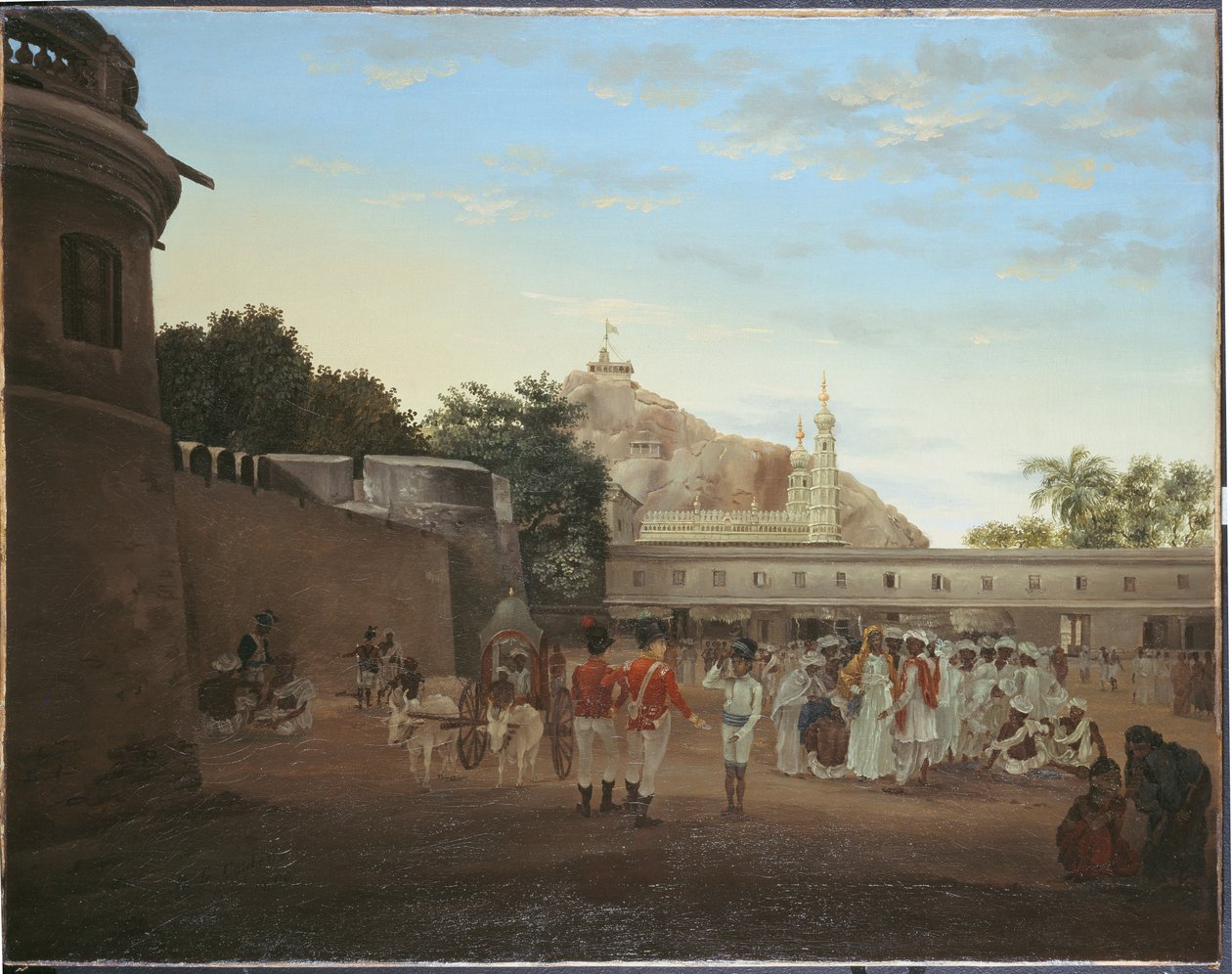 Il mercato di Trichinopoly, 1800 da Philip Le Couteur