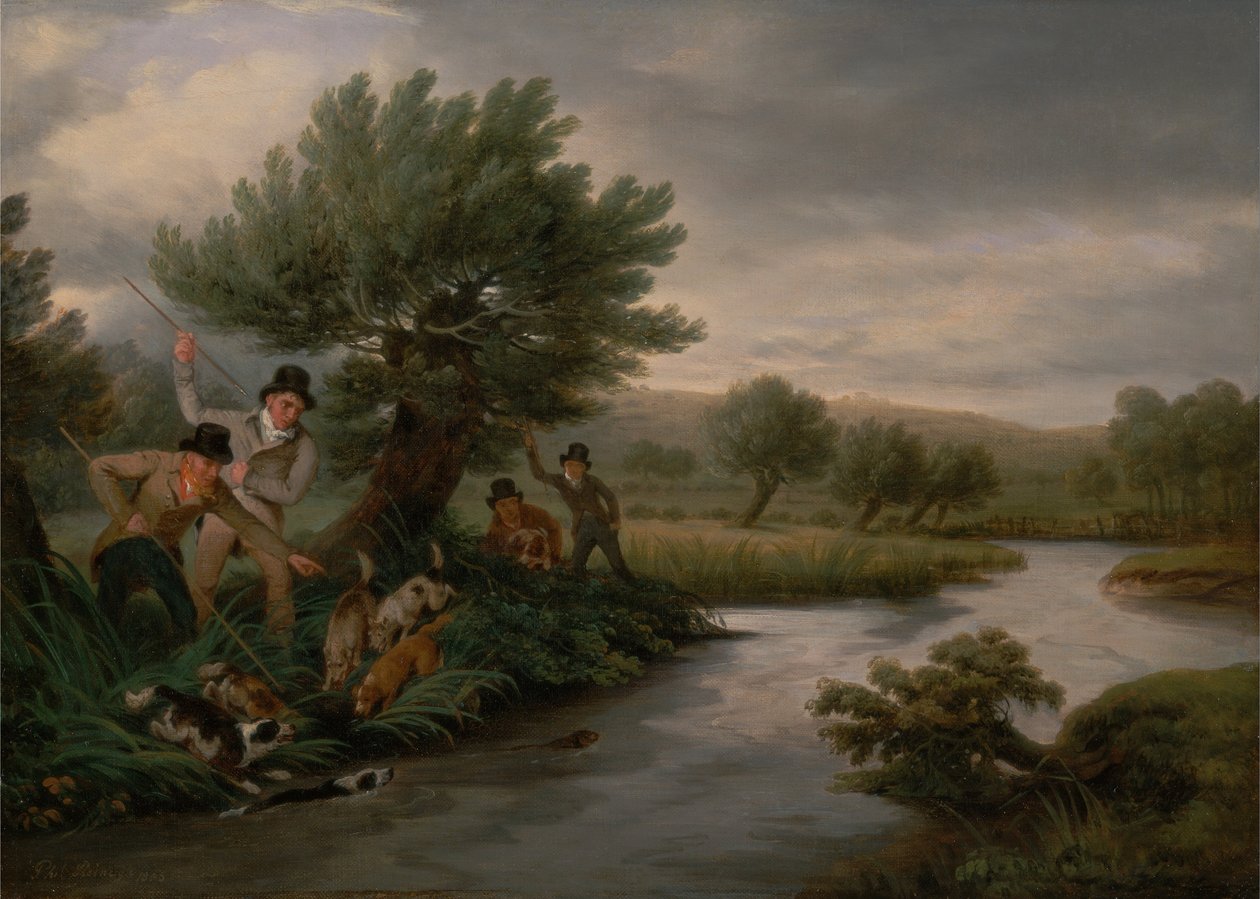 Caccia alla Lontra da Philip Reinagle
