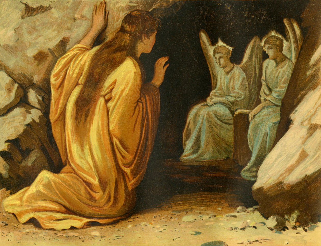 Maria Maddalena alla tomba di Gesù da Philip Richard Morris
