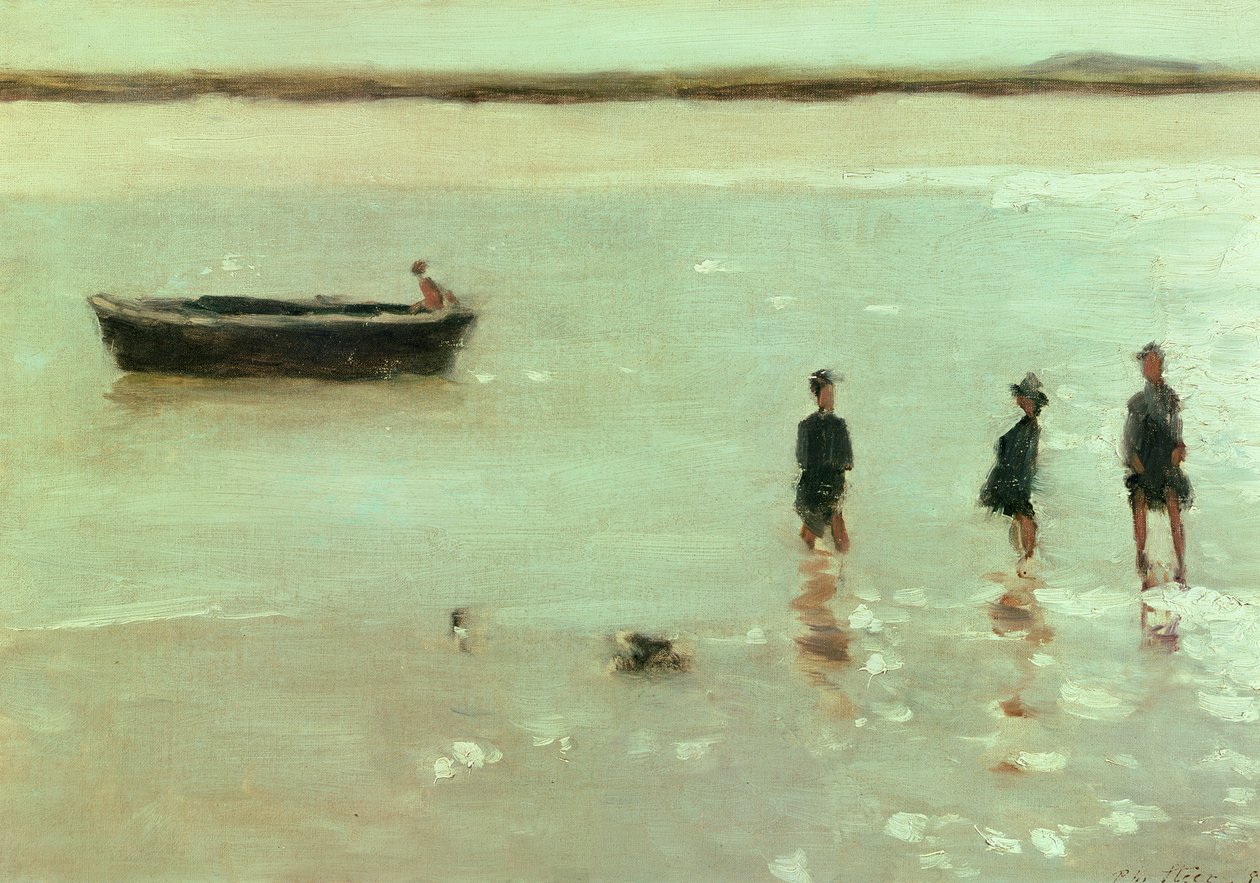 Spiaggia a Etaples, 1887 da Philip Wilson Steer