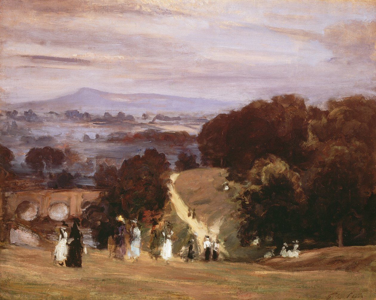 Passeggiate a Ludlow, 1899 da Philip Wilson Steer