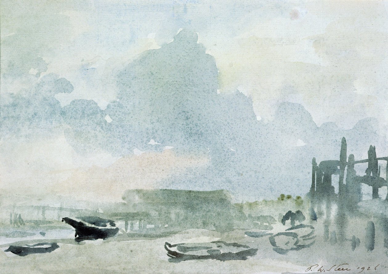 La spiaggia, Shoreham, 1928 da Philip Wilson Steer