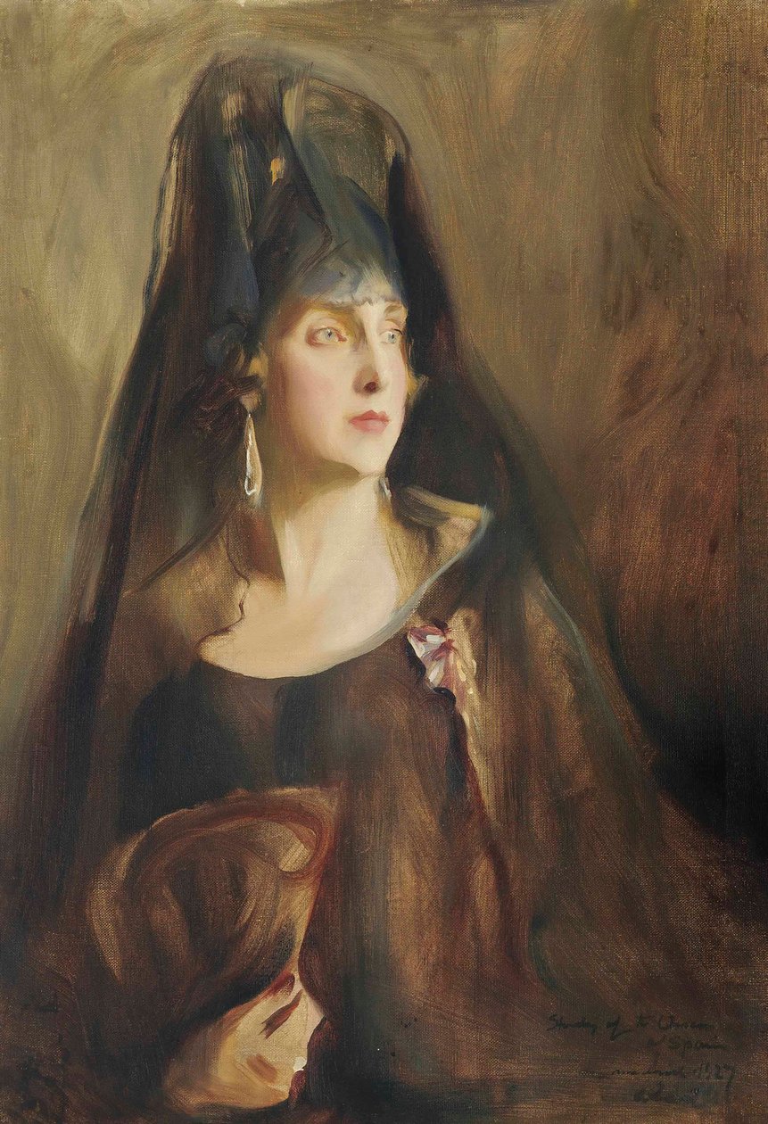 Regina Vittoria Eugenia di Spagna 1887-1969, 1927 da Philip de László
