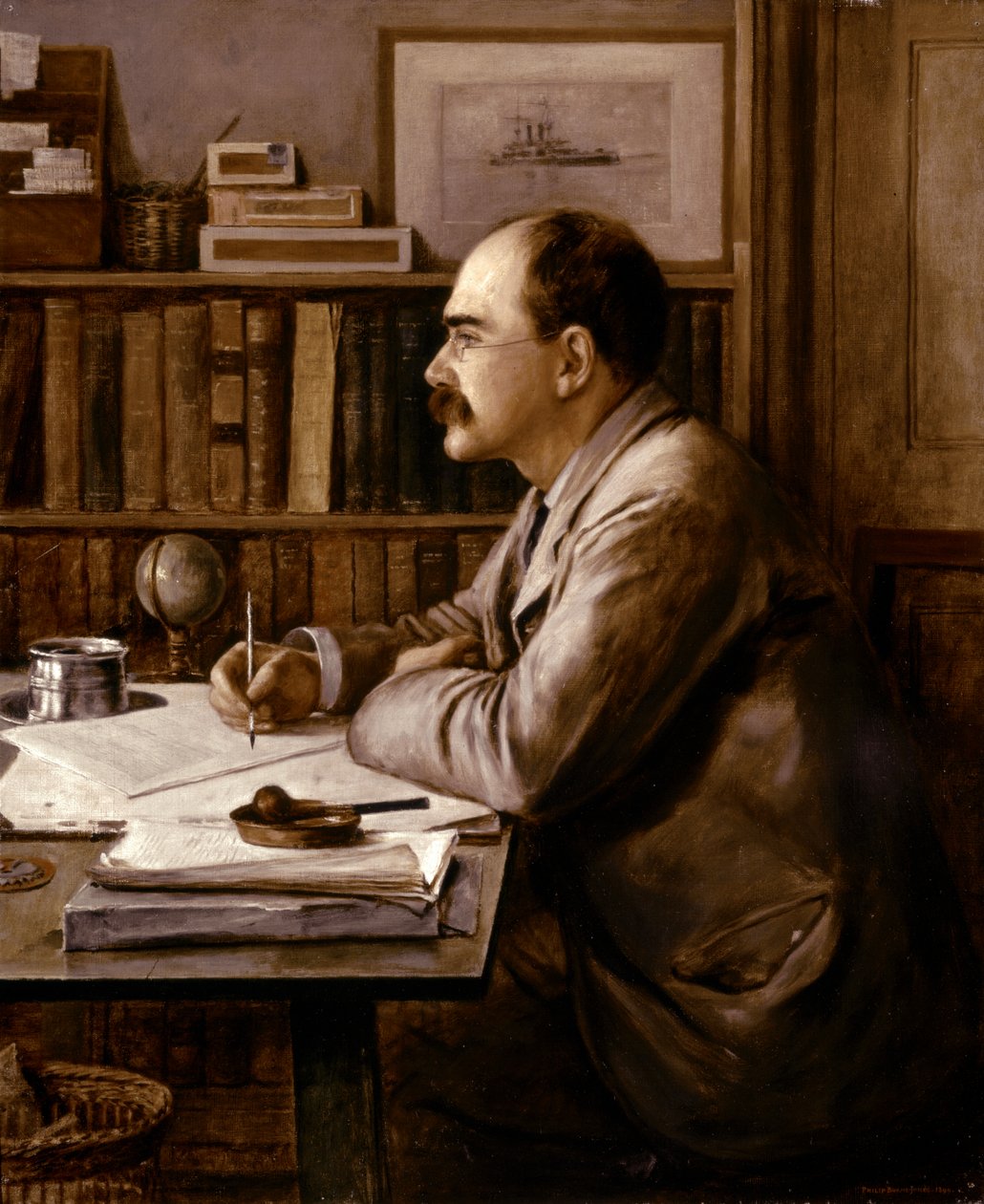 Rudyard KIPLING, Ritratto 1899 (olio su tela) da Philip Burne Jones