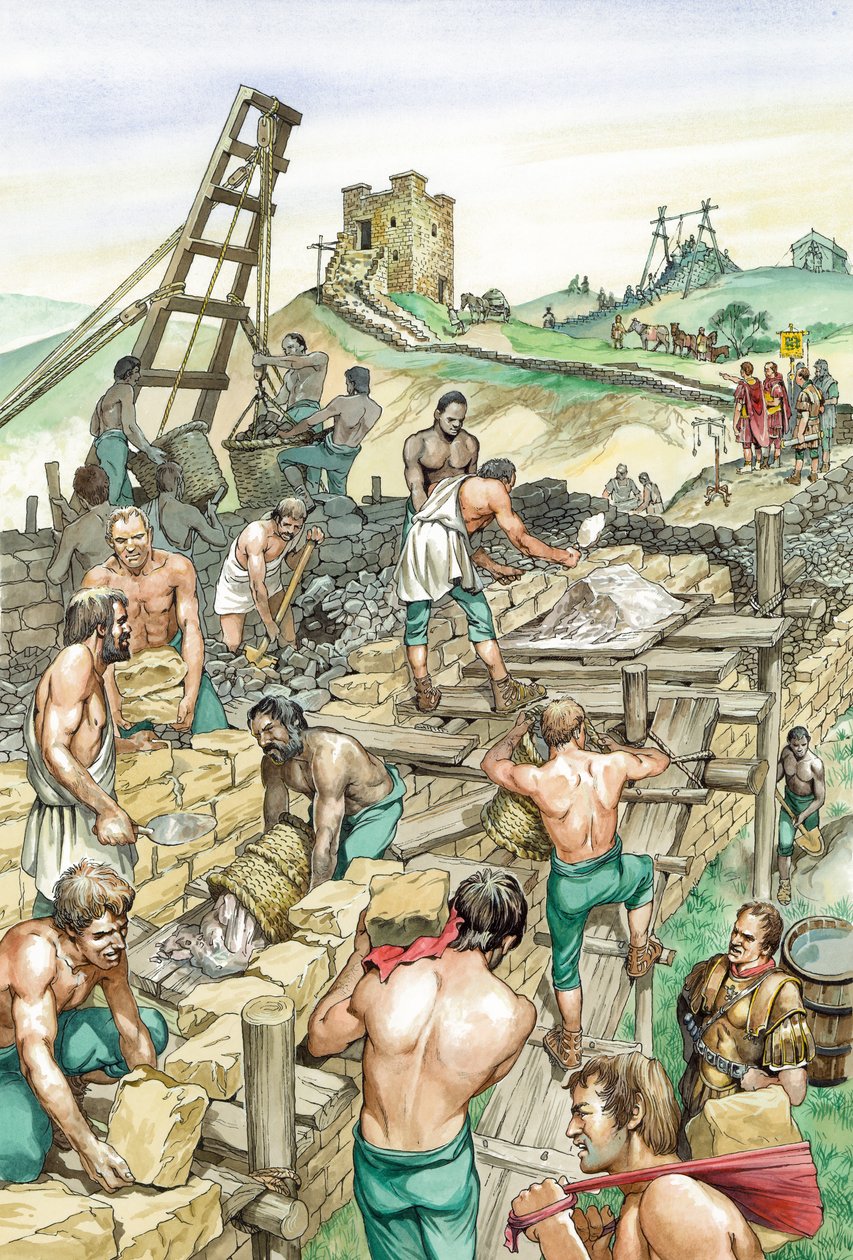 Costruzione del Vallo di Adriano da Philip Corke