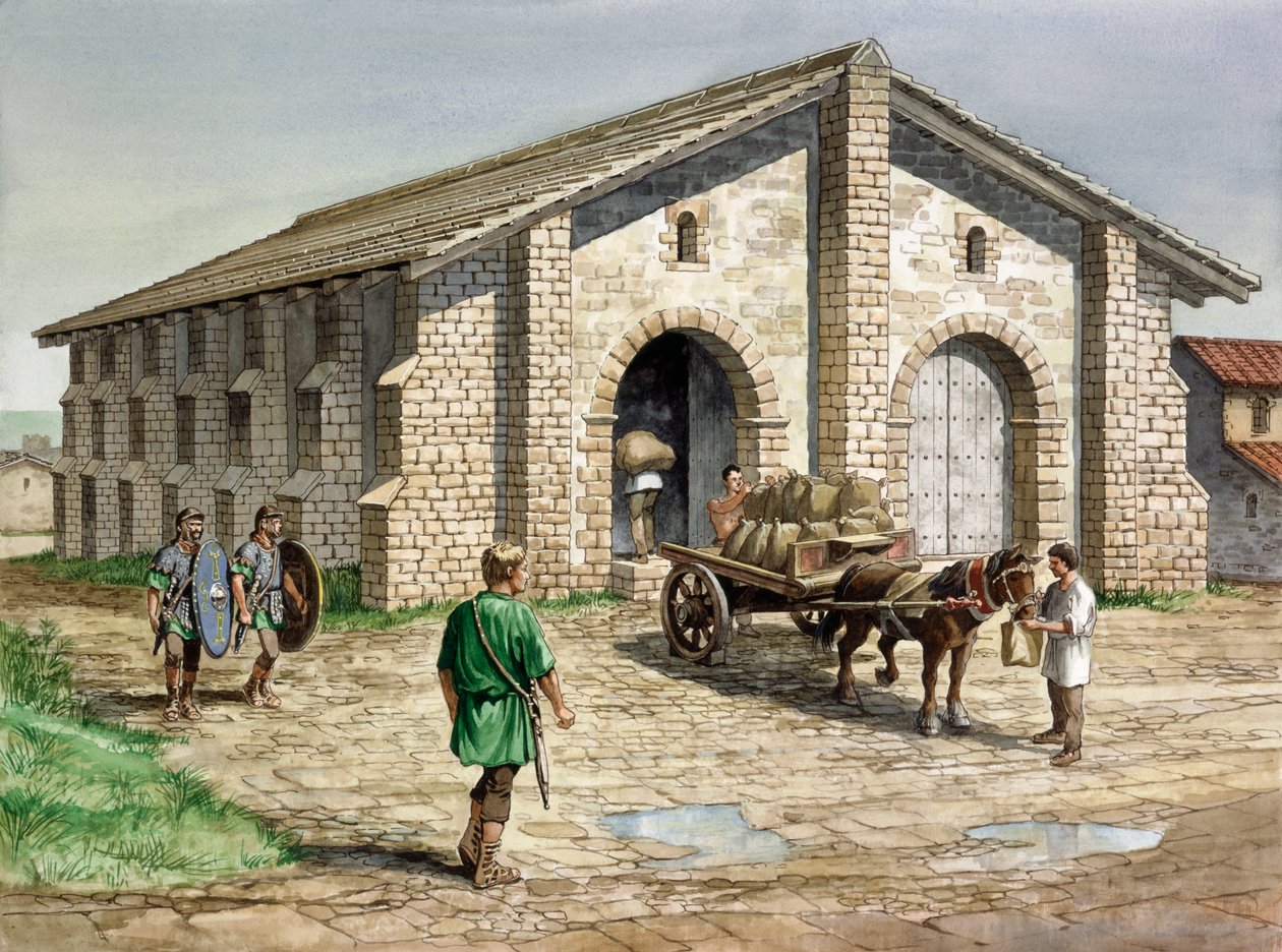 Forte romano di Housesteads, 2° secolo, c. 1990-2010 da Philip Corke