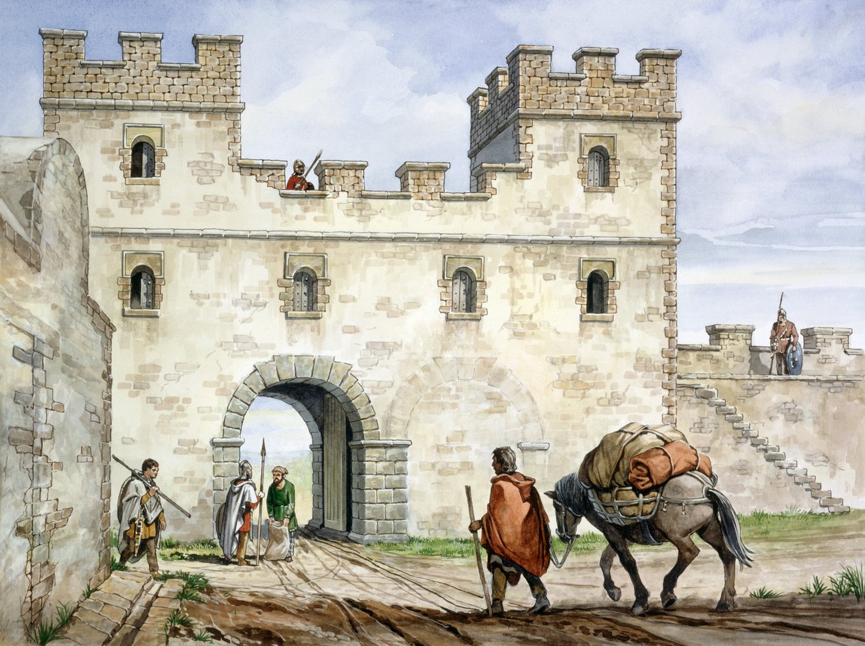 Forte romano di Housesteads, III secolo, c. 1990-2010 da Philip Corke