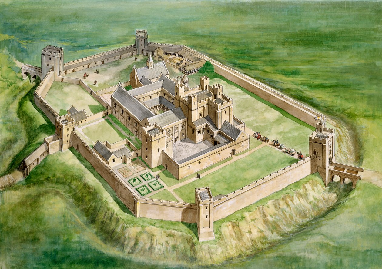 Castello Vecchio di Sherborne, Dorset da Philip Corke