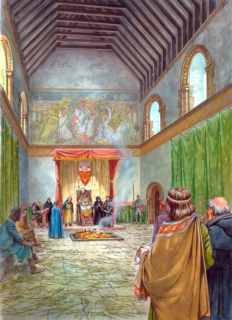 La grande sala, Castello di Sherborne da Philip Corke