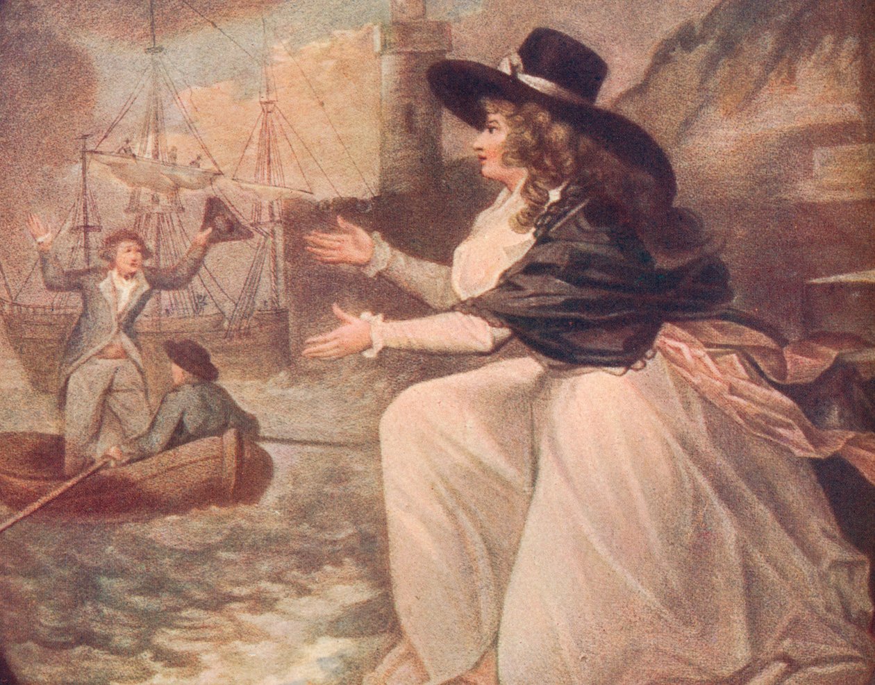 Gioia reciproca, o la nave in porto, c1788, 1906 da Philip Dawe