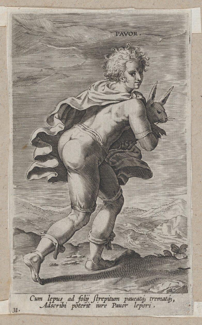Pavor, da Prosopographia, ca. 1585-90 da Philip Galle